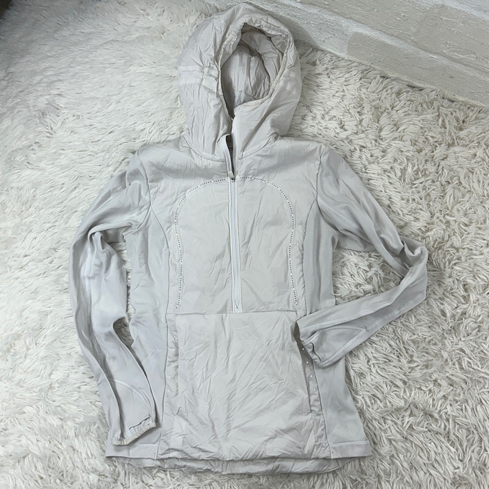 Lululemon Run For Cold Pullover White
